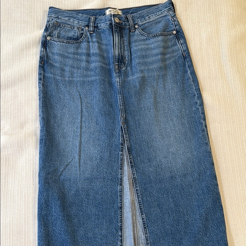 Women's Blue Denim Skirt
